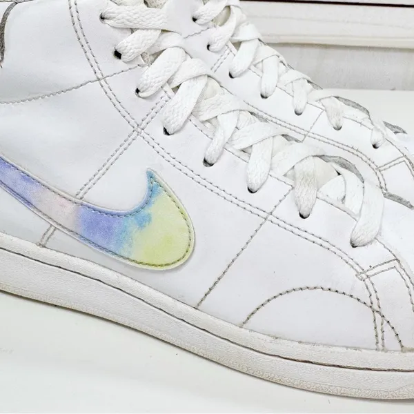 Nike Court Royale 2 Mid Top Sneakers White Multi‎ Women's 7 DD9670-100 - Image 7