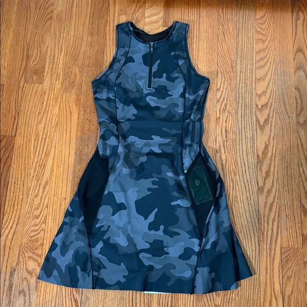 Flint Park‎ Women's Ace Tennis Dress in Black Camo size XS NWT - Image 5