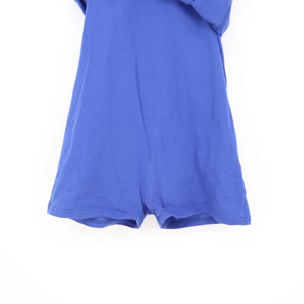 Unbranded Royal Blue Racerback Athletic Romper with Pockets Size M Sleeveless - Image 3