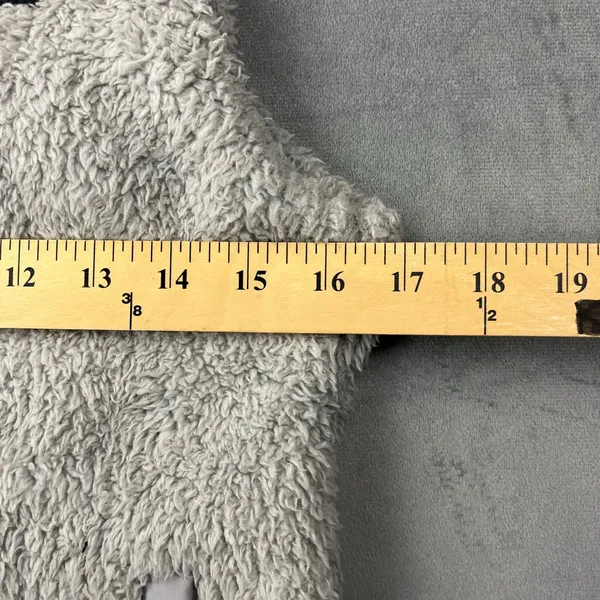 Patagonia Los Gatos Fleece Vest S Grey Full Zip High Pile Soft Layering Fuzzy - Image 4