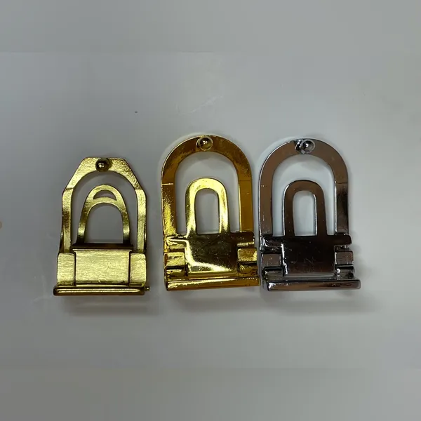 Set‎ of 3 Belt Buckles Gold and Silver Metal - Image 7
