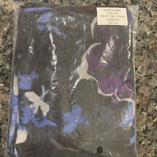 Peter Som Anthropologie Dream Floral Sarong Meteorite O/S New - Image 4