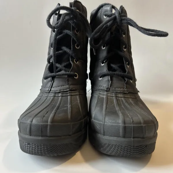 Sperry Top-Sider Womens 8 Gosling Waterproof Duck Boots Black Quilted STS83693 - Image 5