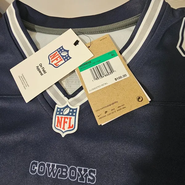 Nike CeeDee Lamb Navy Dallas Cowboys Legend Player Performance Top Women Size XL - Image 9