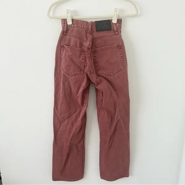 BDG Red Issa High Waisted Cowboy Jeans - Image 2