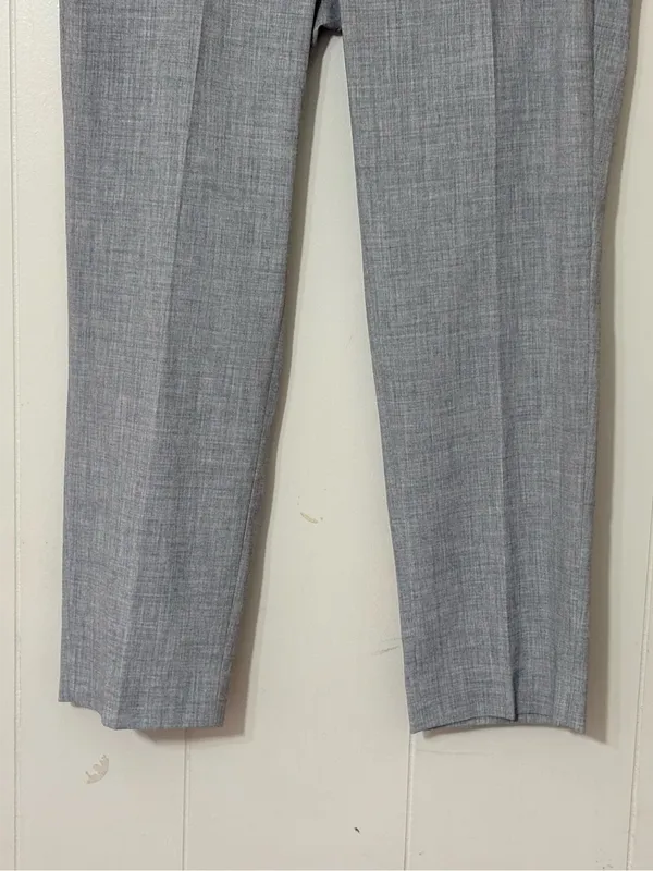 Banana Republic Avery Mid Rise Straight Ankle Pants Gray Novelty Size 10 NWT - Image 4