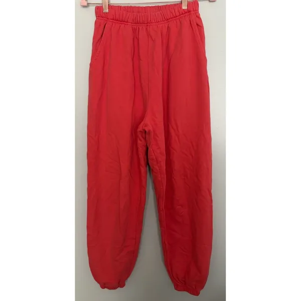 Daily Drills Sweatpants Red Women's Size XS/S - Image 2
