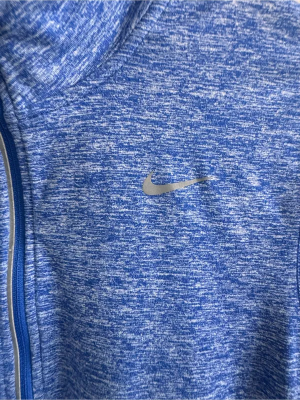 Nike Dri-FIT Running Half Zip Pullover Blue Space Dye Small‎ - Image 3