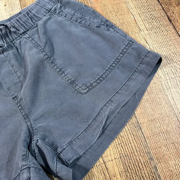 GAP Blue 100% Lyocell Twill Pull On Utility Shorts Drawstring Waist Small Gorp - Image 4