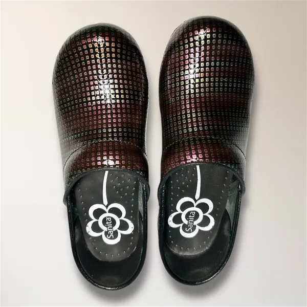 Sanita‎ Danish Pro Clogs US 6 EU 36 Slip Resistant Nursing Work Shoes Multicolor - Image 5