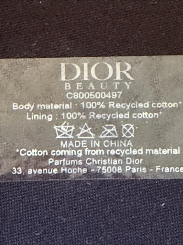 DIOR Beauty Vanity Case Round Makeup Bag With Mirror NEW! - Image 7