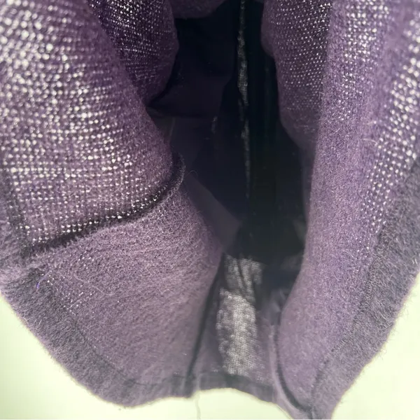 Coconuda‎ Donna Purple Mohair Blend Knit Halter Midi Dress Size L - Image 9