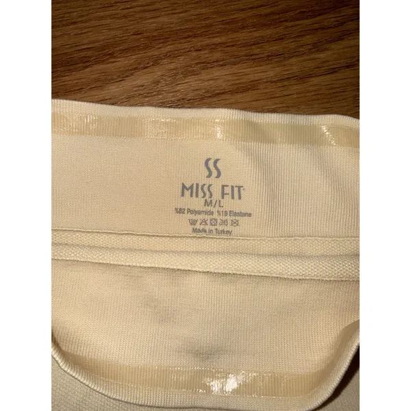 Mia‎ Milano Miss Fit High Waist Shapewear Shorts Beige Nude Size M/L NWT - Image 5