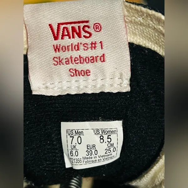 Vans SK8-HI unisex women’s 8.5 and men’s 7.0 great condition Super clean!!! - Image 10