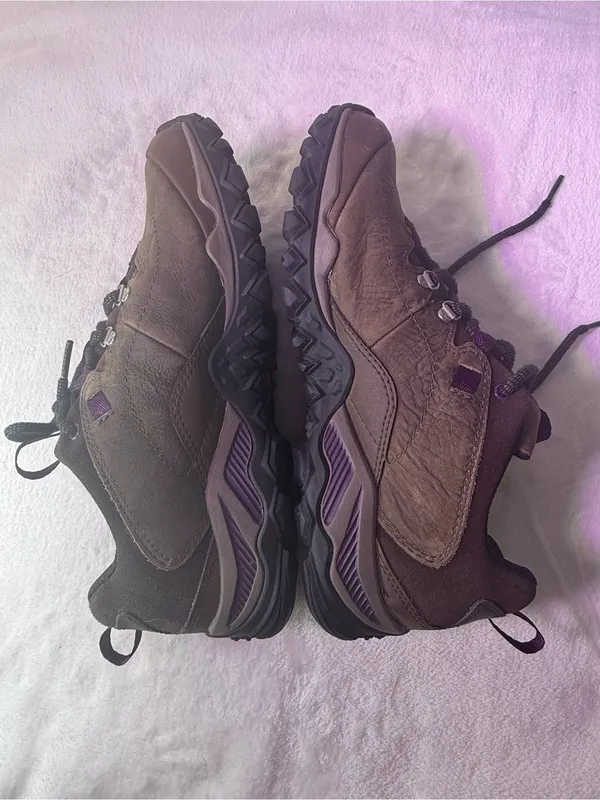 Merrell Brown with Purple Accent Women's Trail Shoe - Image 11