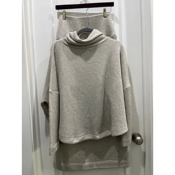 NWT Free People Milley Reversible Set in Wet Plaster Sz XS - Image 2