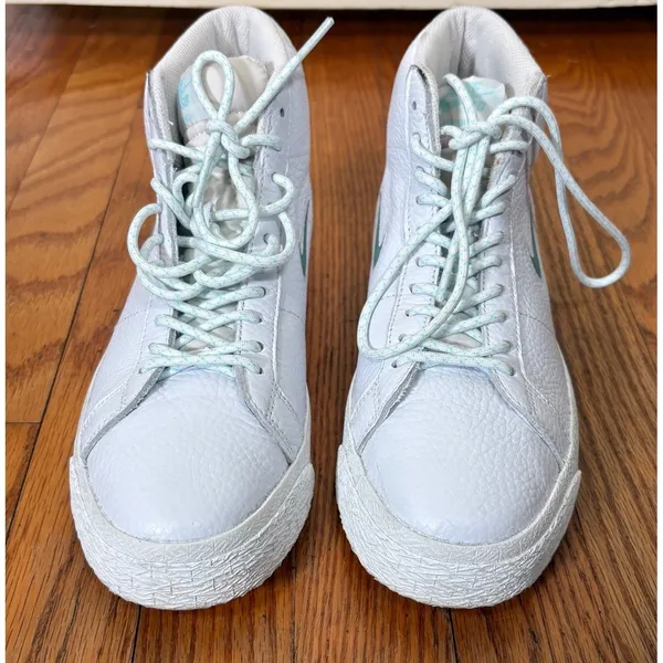 Nike SB‎ Blazer Mid Premium Sneaker Shoe White Glacier Women's size 7 - Image 3