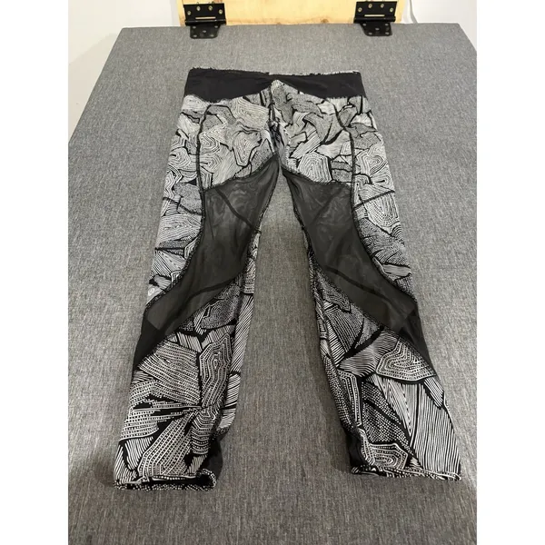 Lululemon Pace Rival Crop Leggings in Dottie Tribe Size 10 Running Gym Yoga - Image 10