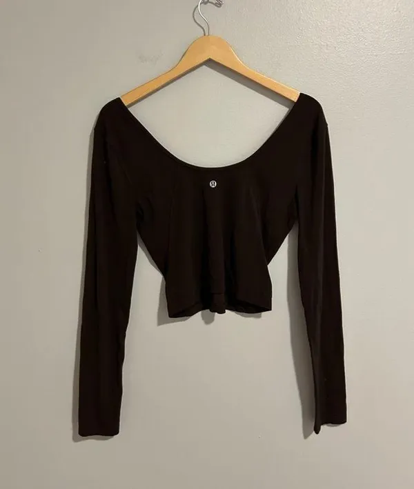 Lululemon Align Long Sleeve in French Press size 4 - Image 4