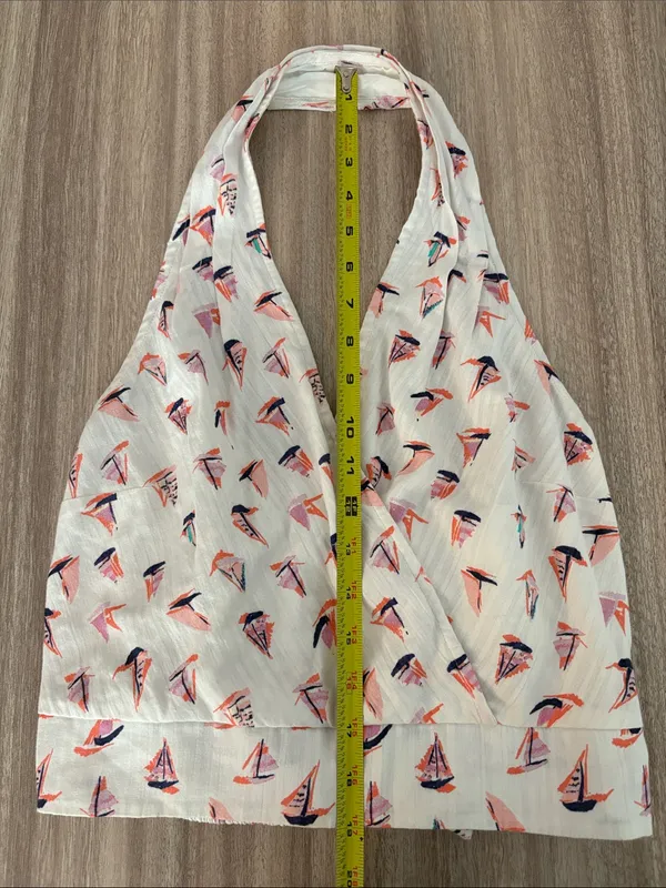 By Anthropologie Halter Neck Crop Top Women’s Size 6 - Image 7