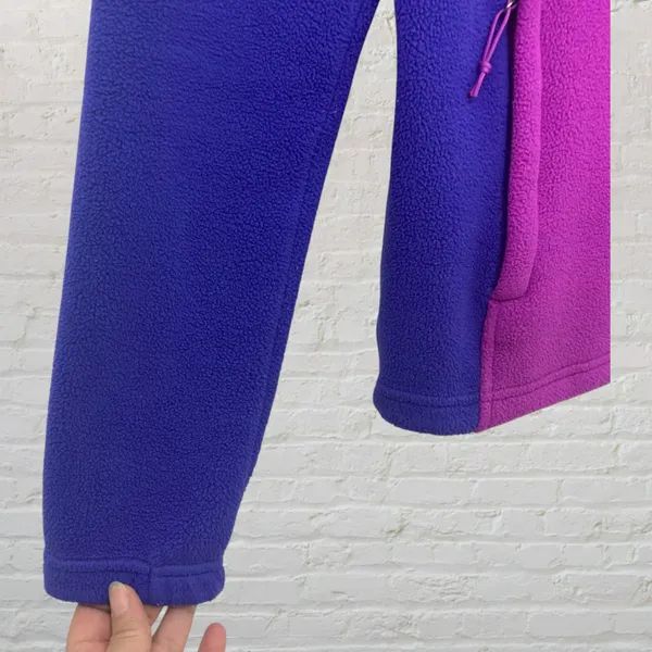 North Face FlashDry Fleece Jacket Purple Pink S Cozy Athletic Outdoor Retro - Image 9