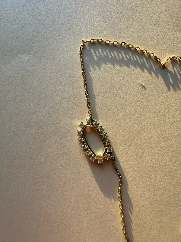 Kendra Scott Elisa Open Frame Crystal Pendant Necklace - Image 3