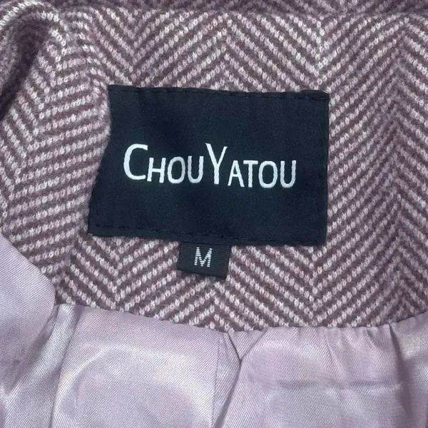 Chou Yatou Open Front Pink Blazer Women’s Medium - Image 2