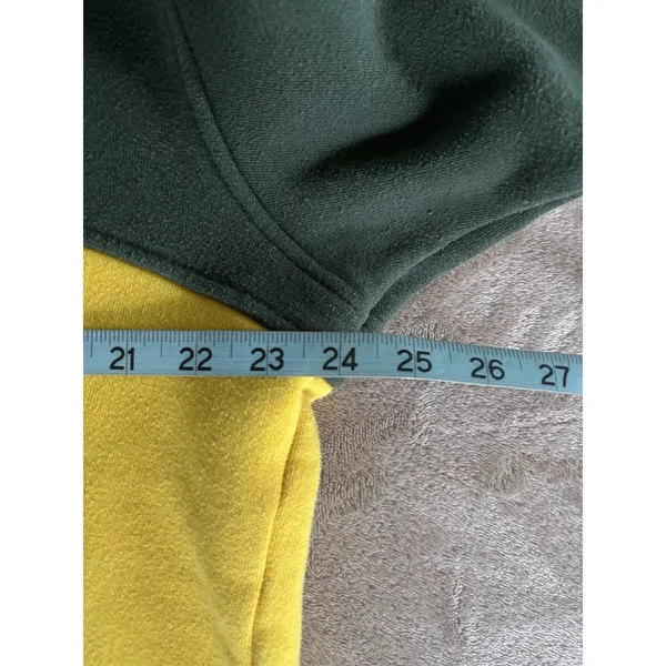E5 Oregon Ducks College Football 1/4 Zip Pullover Logo Embroidered‎ - Image 5