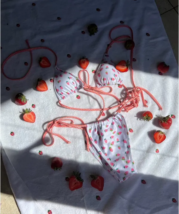 Strawberry Milk Mob Bikini - Image 2