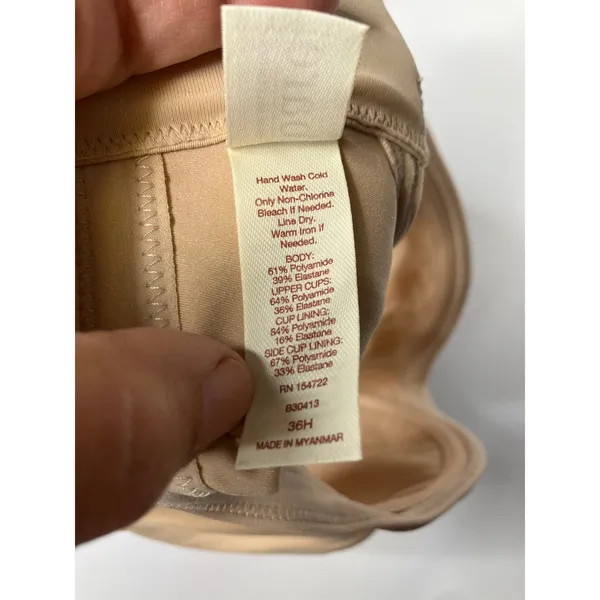 Bare Necessities Three Piece Cup Bra Womens 36H Hazel NWT B30413‎ Underwire Tan Size undefined - Image 8