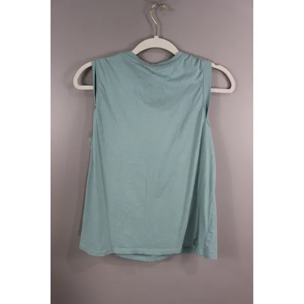 KUHL Tank Top Womens S Green Great V-Neck Sleeveless Logo Outdoor Cotton Blend - Image 5