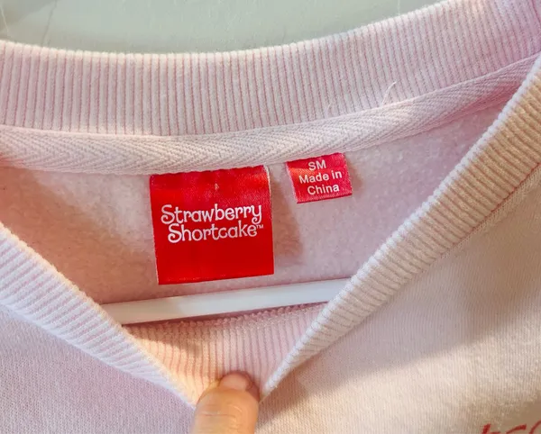 Pink Strawberry Shortcake crewneck sweatshirt - Image 2