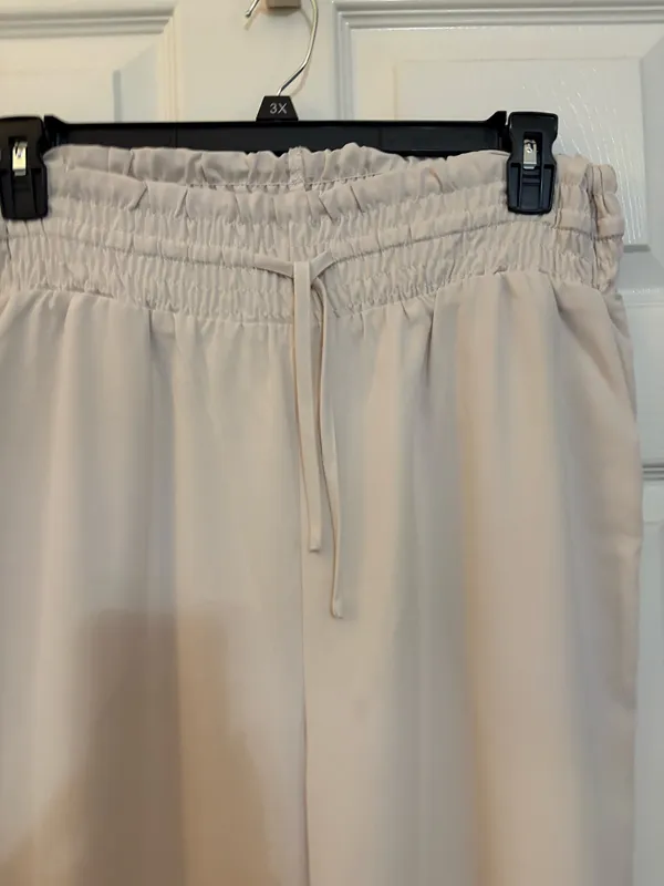 NWOT unbranded, cream color lined pants - Image 3