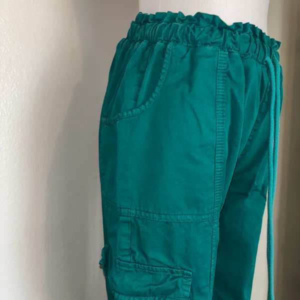 Ticket Cargo Pants Green Size M - Image 3