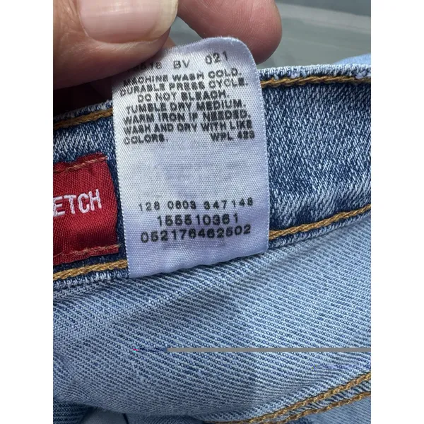 Y2K Women's Levi's 550 Medium‎ Wash Jeans Relaxed Fit Tapered Leg 16 MIS L 0603 - Image 13