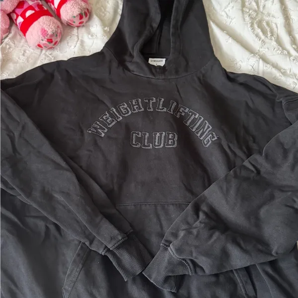 Gymshark S Black Weightlifting Club Hoodie - Image 2