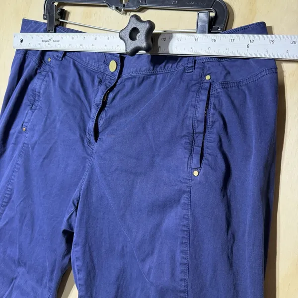 Chico's Women's Navy Utility Cargo Pants Size 25 Pull On‎ Stretch Casual Travel - Image 5