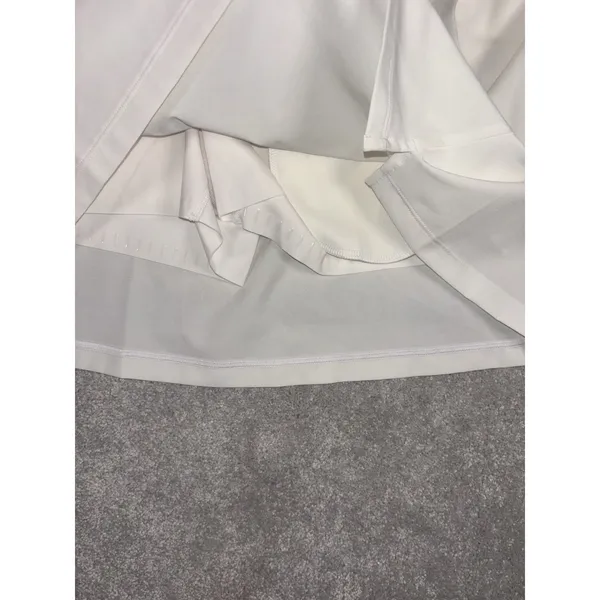 womens under armour skort nwot white skirt‎ large Golf Pickleball Tennis Shorts - Image 3