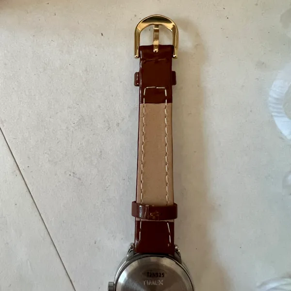 Timex Indiglo Brown Leather Watch - Image 9