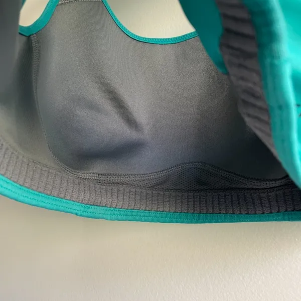 Women's Nike Dri-Fit Teal Sports Bra - Image 5