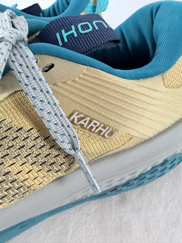 KARHU Ikoni Trail Running Sneaker‎ in New Wheat/Crystal Teal Size 7.5 - Image 5
