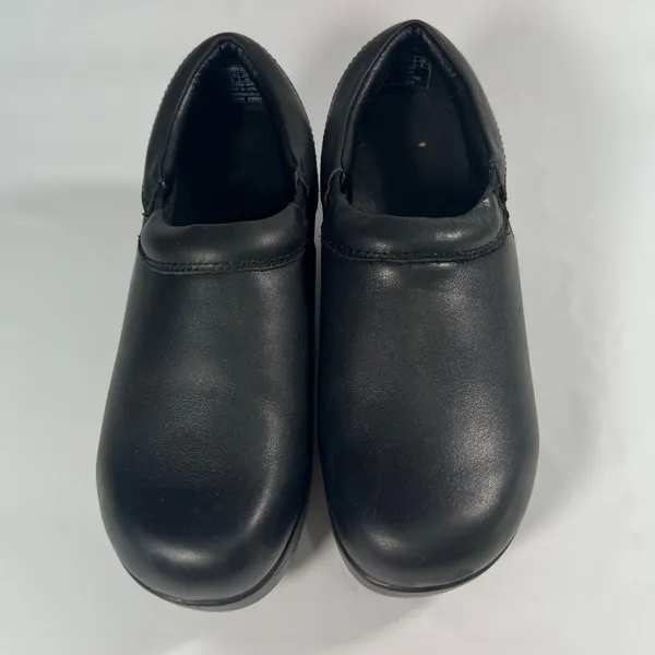 SR Max Geneva Women's Black‎ Leather Clog Slip-Resistant Work Shoes Nursing US9 - Image 2