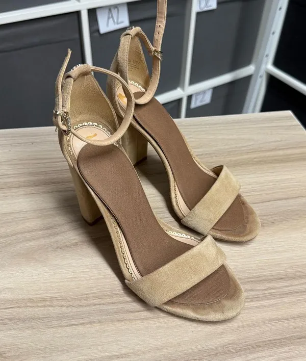 Sam Edelman Odila Elegant Tan Women's Chunky Block Heel Strappy Sandals - Image 3