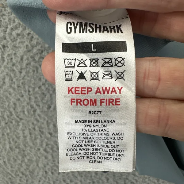 Gymshark Soft Sculpt Leggings Blue Athletic Athleisure Gym Women's Large - Image 4