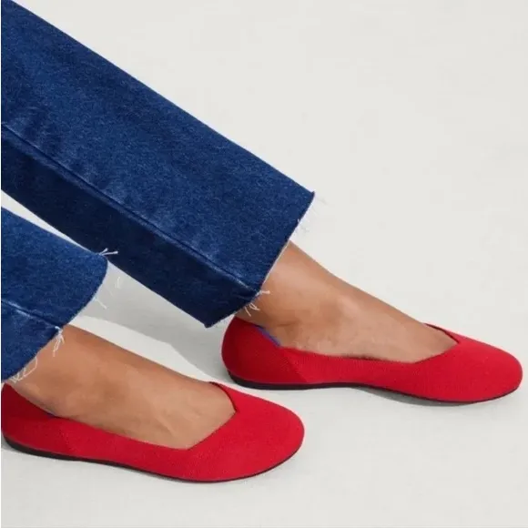 Rothy's The Flat in Bright Red - Image 2