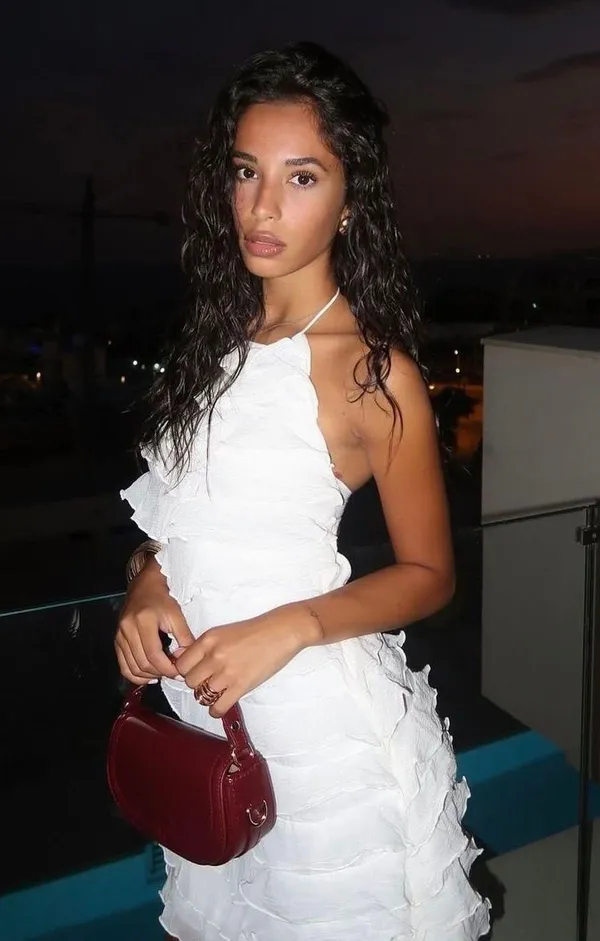 Zara ivory ecru mini dress halter ruffle Bohemian summer vacation evening casual - Image 6