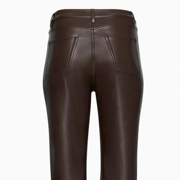 Aritzia The Melina Cropped Pant mocha brown. NWOT never been worn! - Image 2