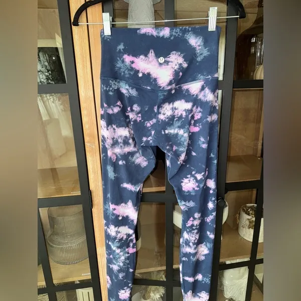 Lululemon Align Leggings High Rise Pants 28" Circulate Tie Dye Mineral navy - Image 6