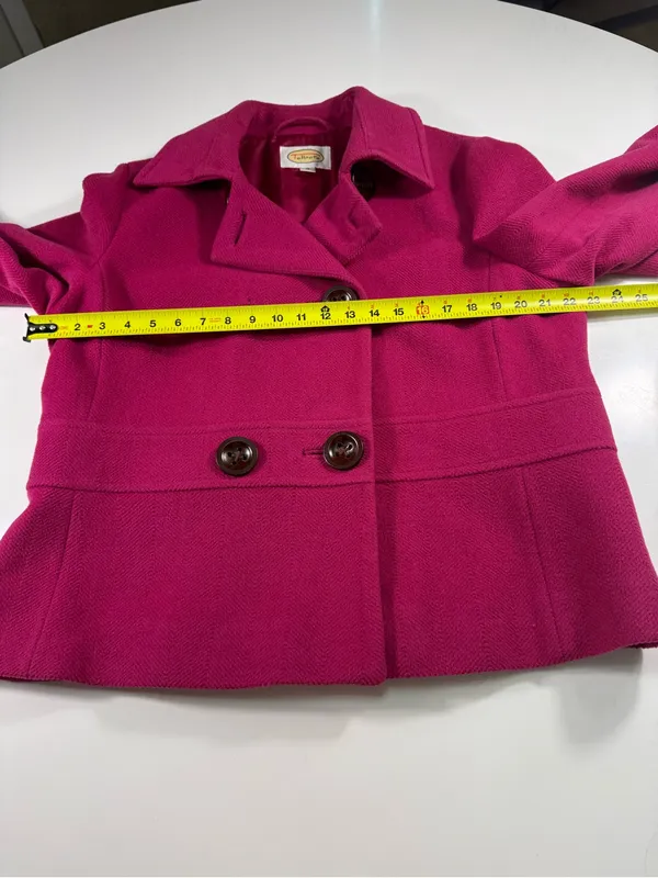 Talbots Wool Blend Double-Breasted  Pea Coat - Image 4