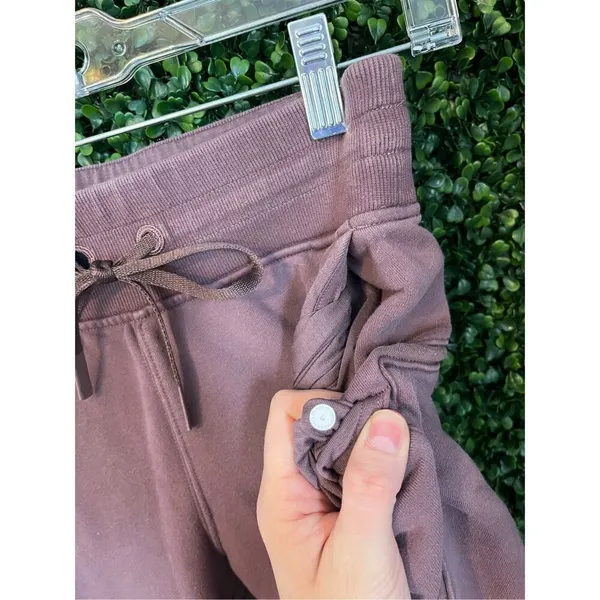 Lululemon Warm Down Joggers Size 4 Antique Bark - Image 4